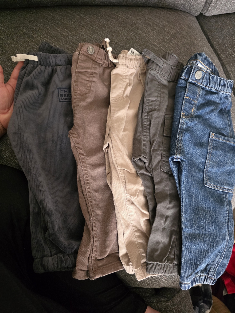 Kids Neutral Cargo Pants - 5-Pack H&M Et ZARA 12-18MOIS